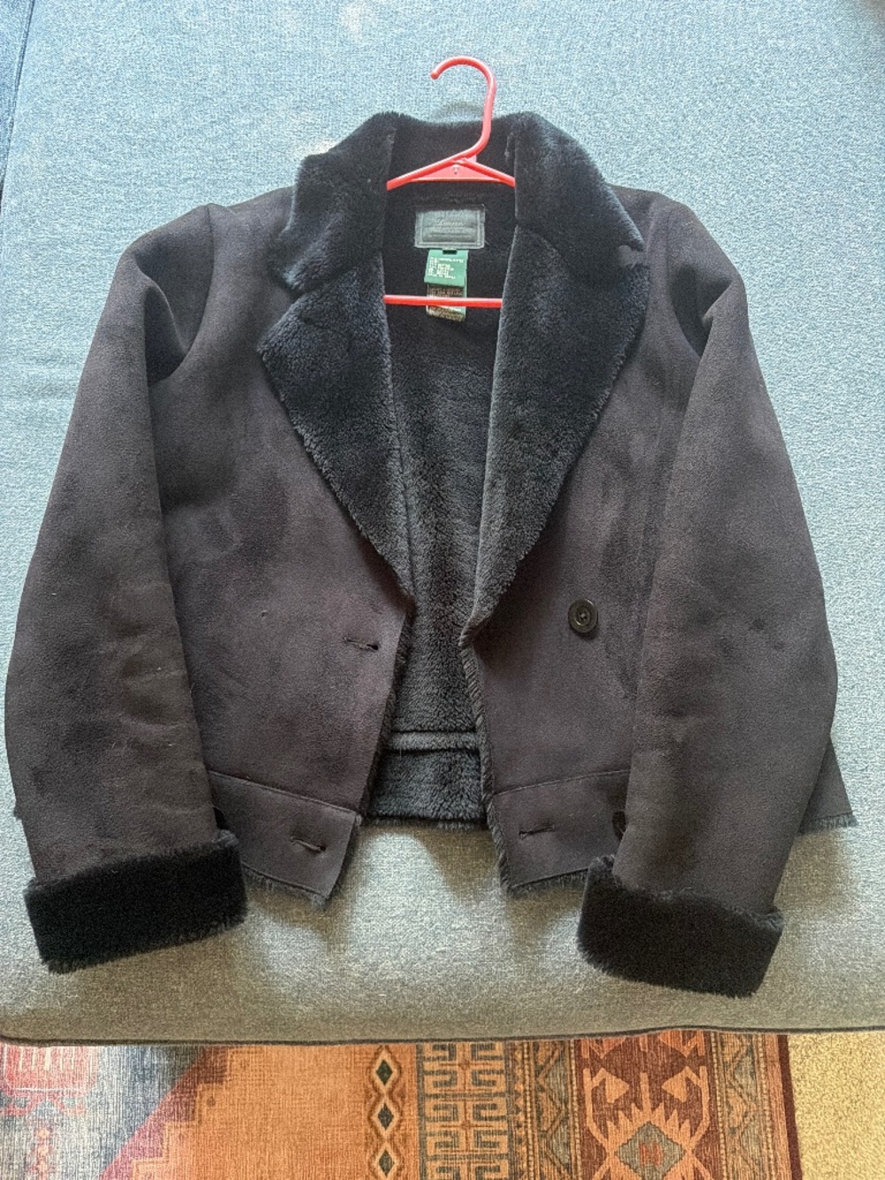 Ralph Lauren Cropped Faux Fur Coat